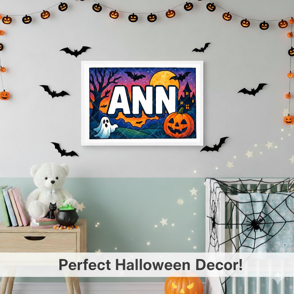 Personalized name art for Ann