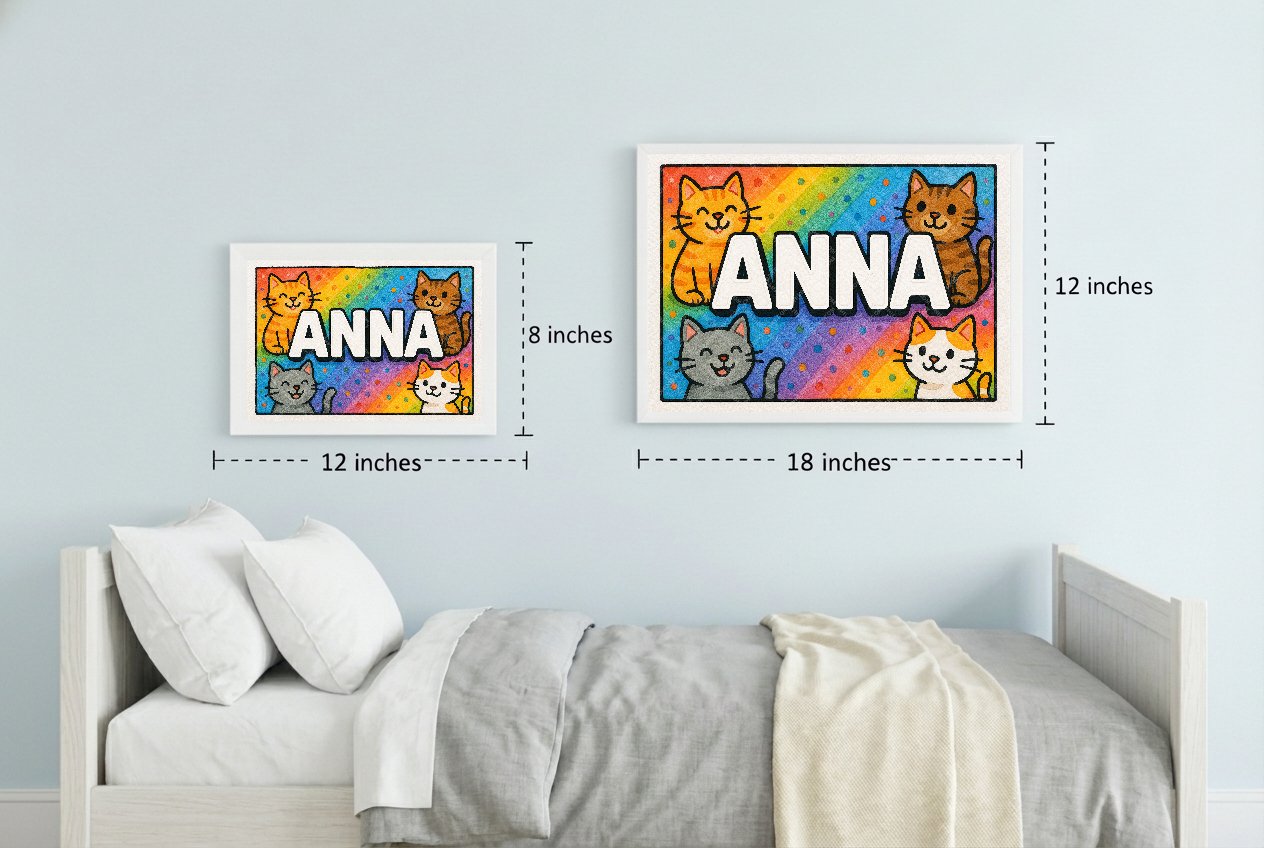 Personalized name art for Anna