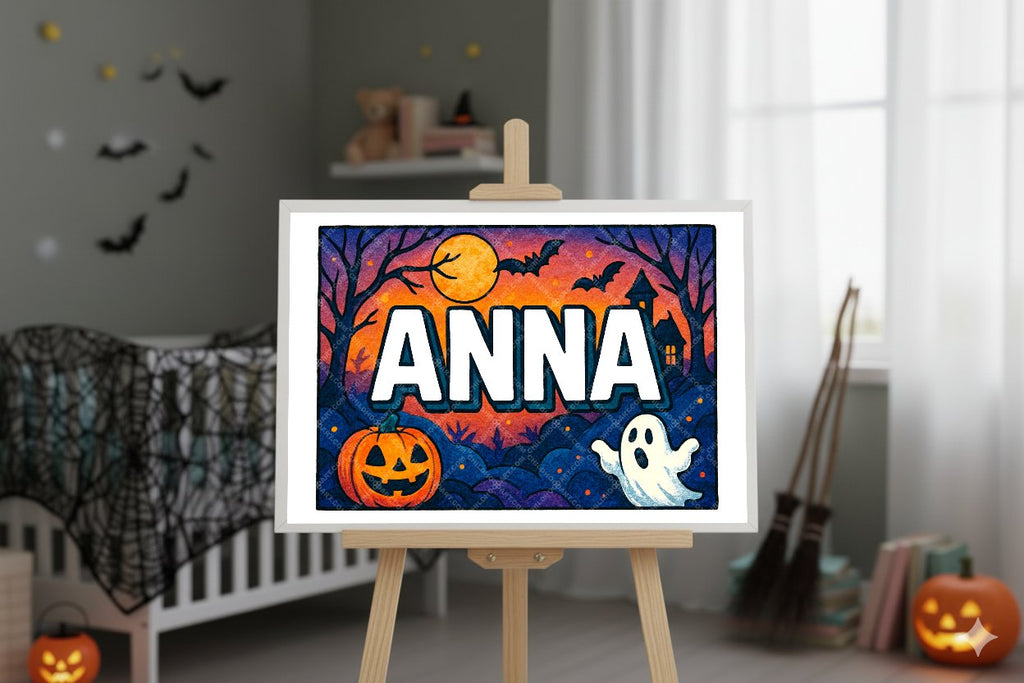 Personalized name art for Anna