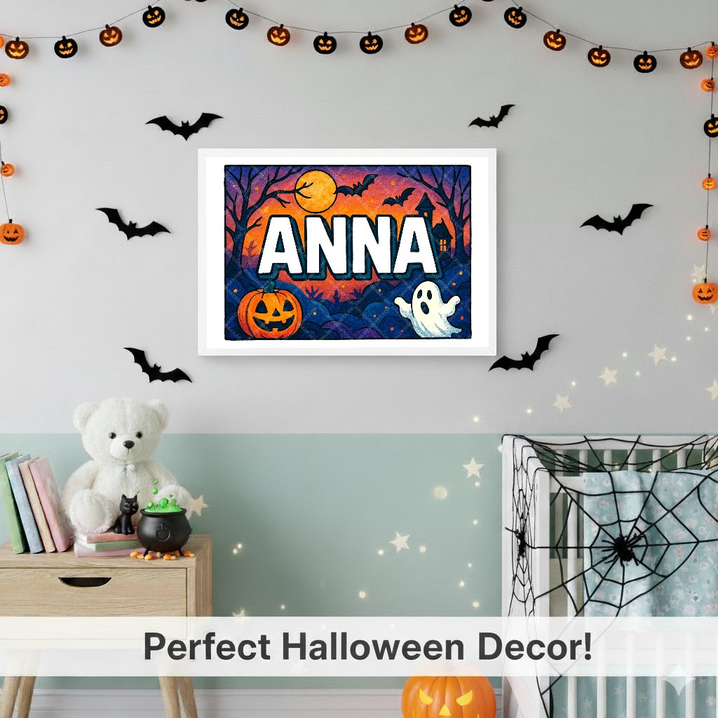 Personalized name art for Anna