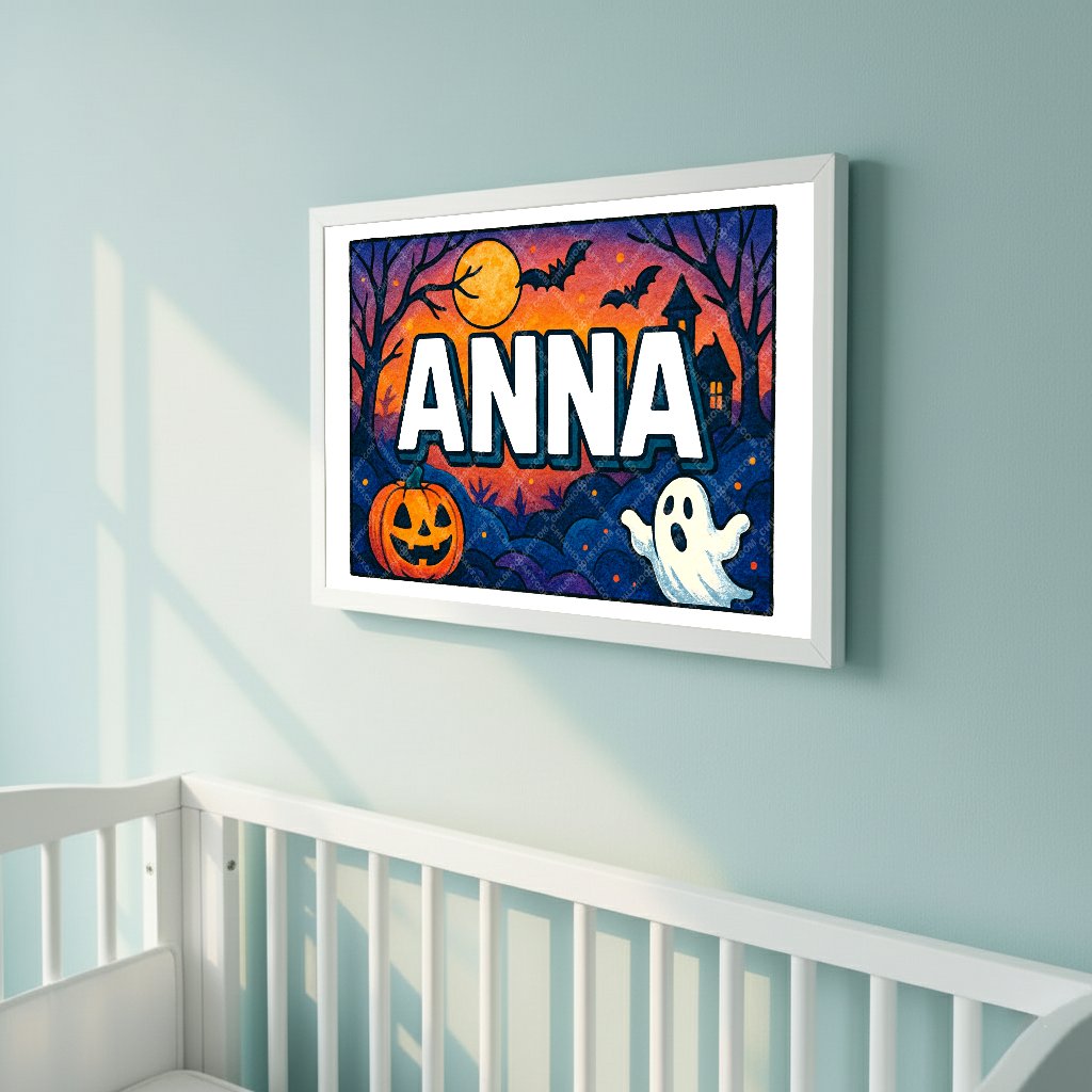 Personalized name art for Anna