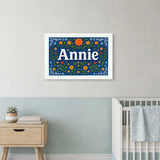 Calm annie Floral Farmhouse Personalized Wall Art