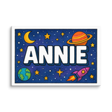 Adventurous annie Space Explorer Name Art