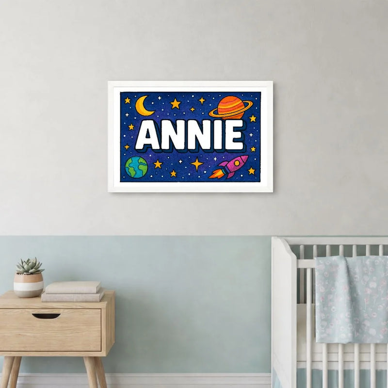 Adventurous annie Space Explorer Name Art