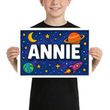 Adventurous annie Space Explorer Name Art
