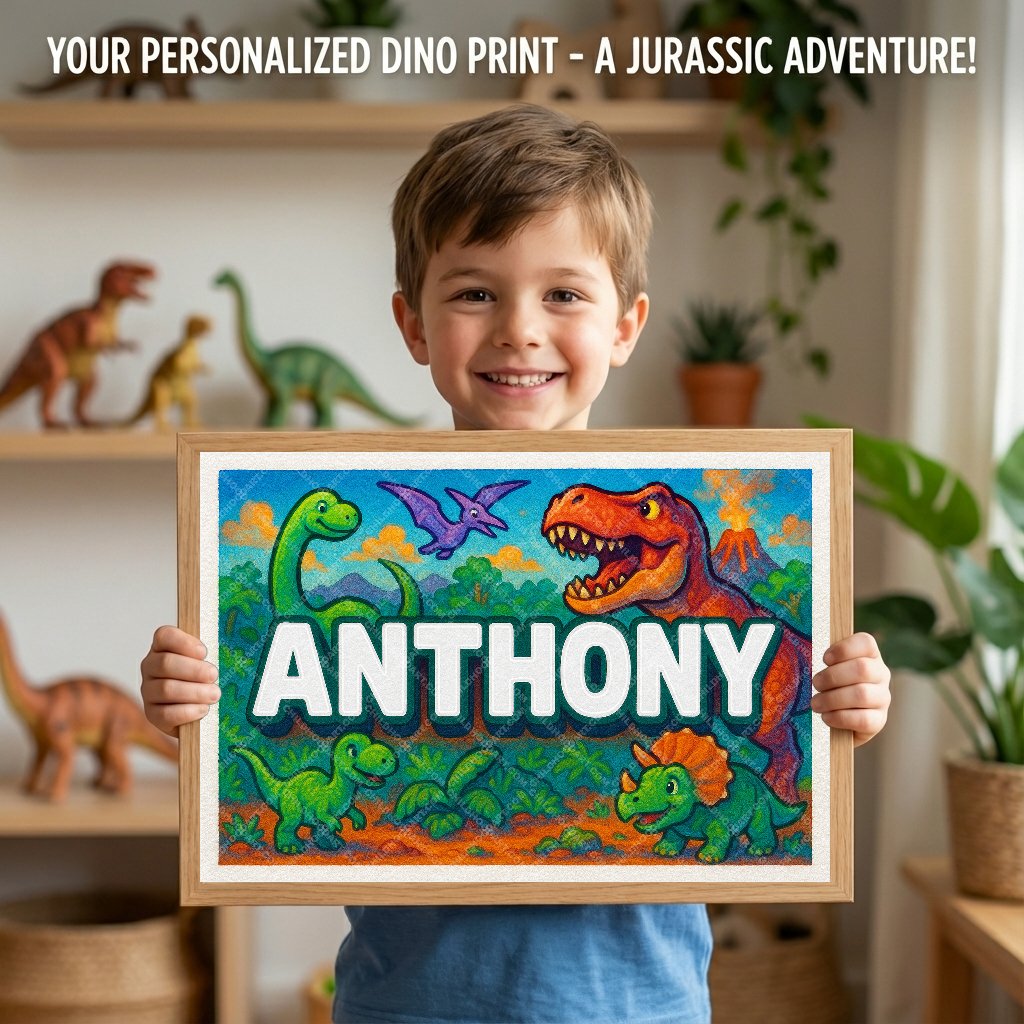 Personalized name art for Anthony