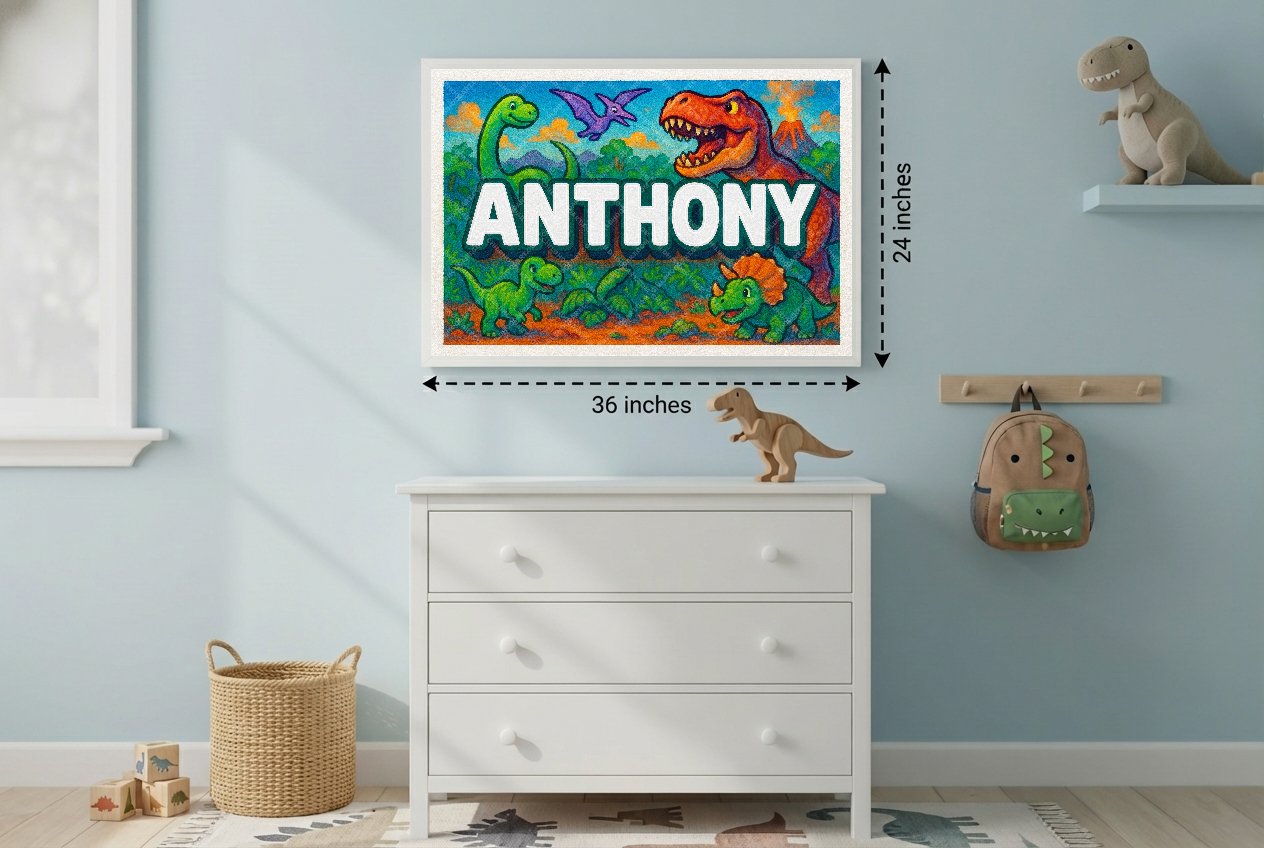 Personalized name art for Anthony