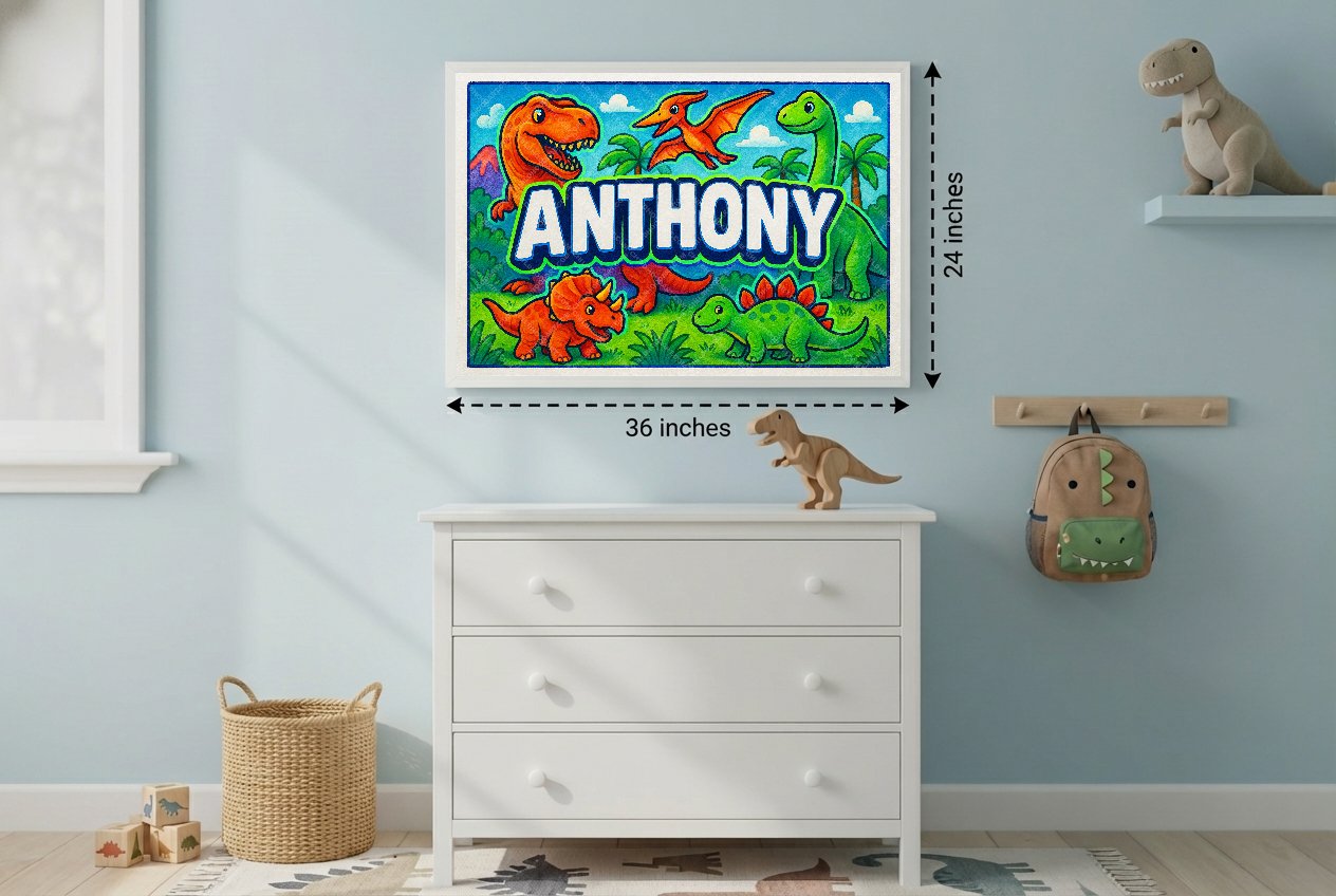 Personalized name art for Anthony