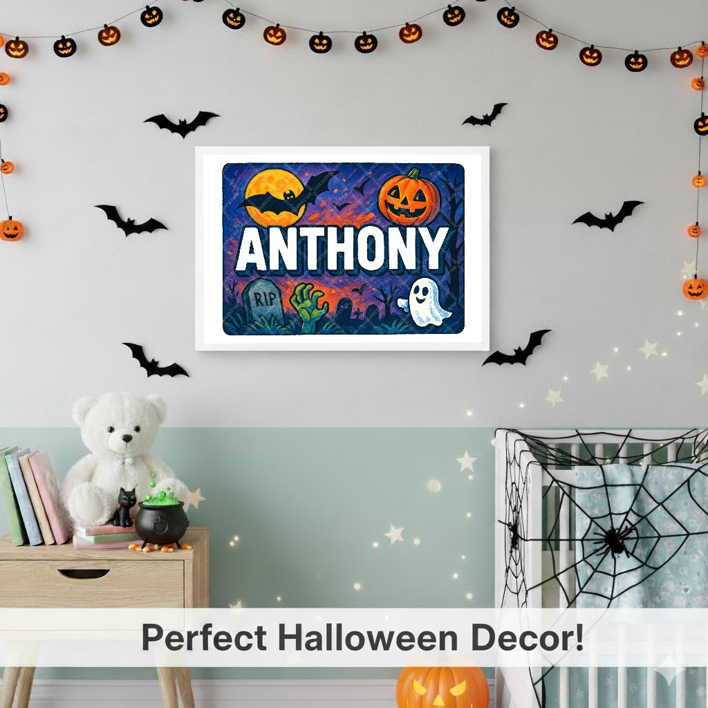 Personalized name art for Anthony