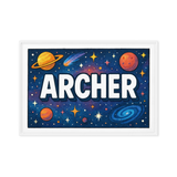 Adventurous archer Space Explorer Name Art