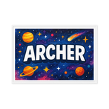 Adventurous archer Space Explorer Name Art