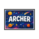 Adventurous archer Space Explorer Name Art