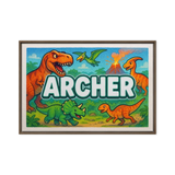 Adventurous archer Dinosaur Adventure Name Art