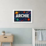 Adventurous archie Space Explorer Name Art