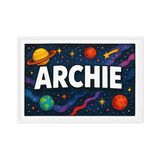 Adventurous archie Space Explorer Name Art