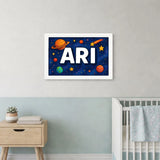 Adventurous ari Space Explorer Name Art