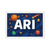 Adventurous ari Space Explorer Name Art