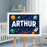 Adventurous arthur Space Explorer Name Art