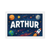 Adventurous arthur Space Explorer Name Art