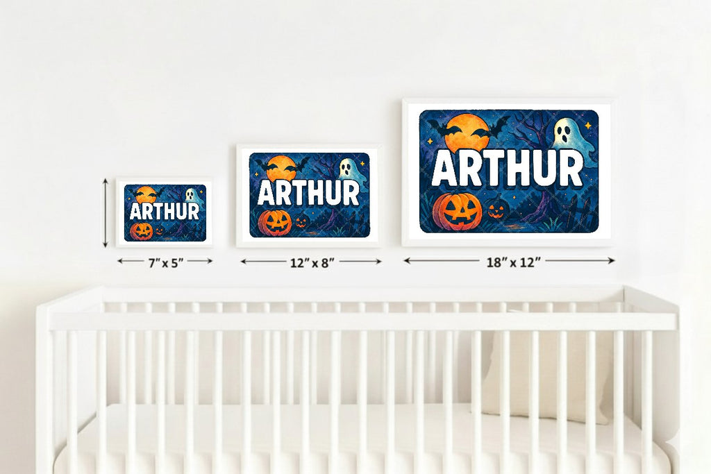 Personalized name art for Arthur