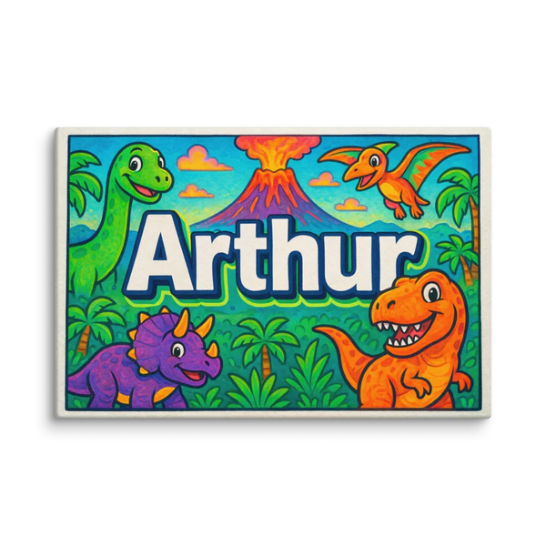 Arthur Dinosaur Expedition Name Sign