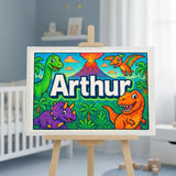 Adventurous arthur Dinosaur Adventure Name Art