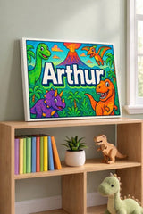 Adventurous arthur Dinosaur Adventure Name Art