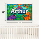 Adventurous arthur Dinosaur Adventure Name Art