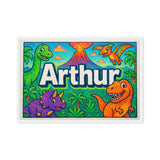 Adventurous arthur Dinosaur Adventure Name Art