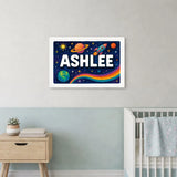 Adventurous ashlee Space Explorer Name Art