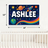 Adventurous ashlee Space Explorer Name Art