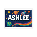 Adventurous ashlee Space Explorer Name Art