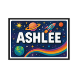 Adventurous ashlee Space Explorer Name Art