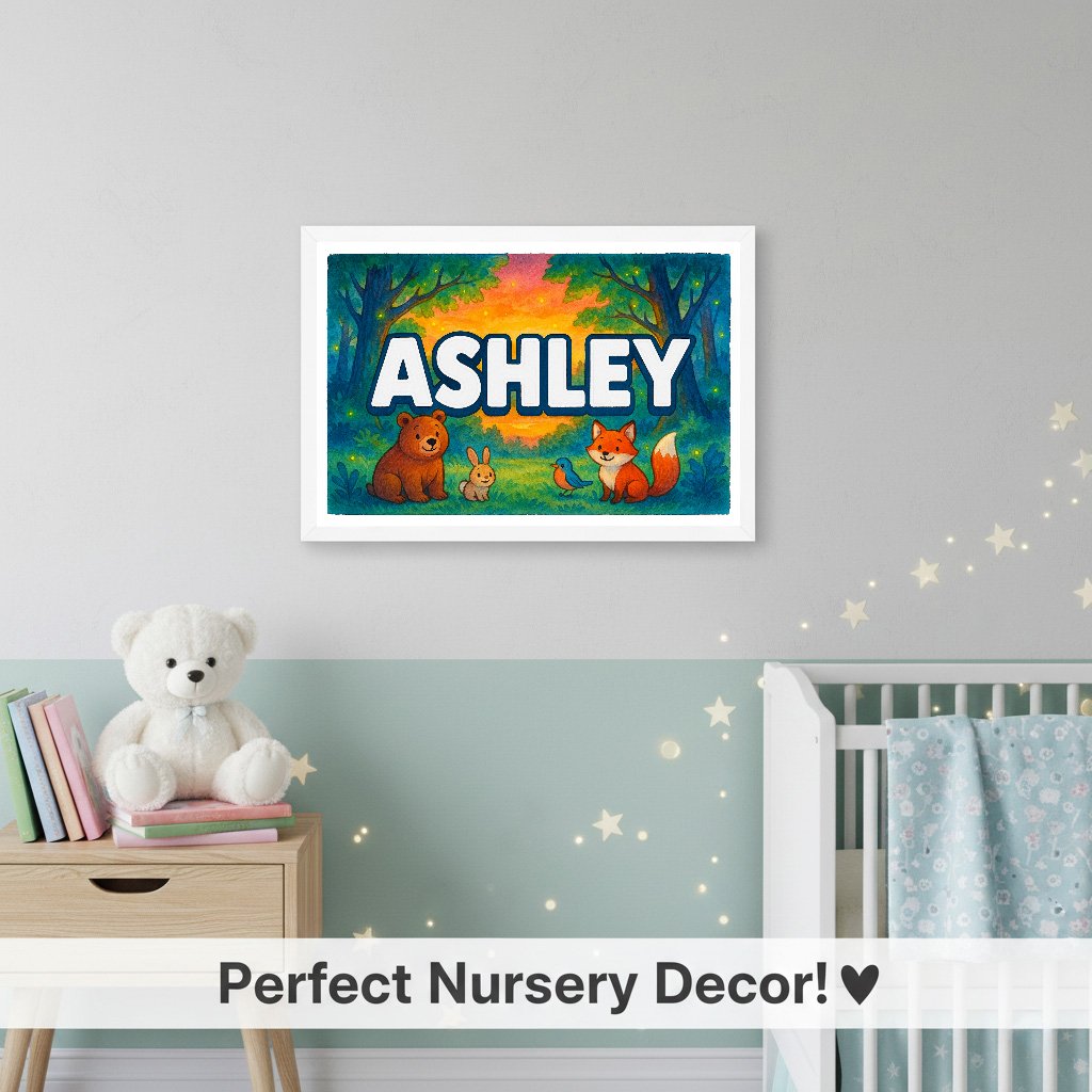 Personalized name art for Ashley