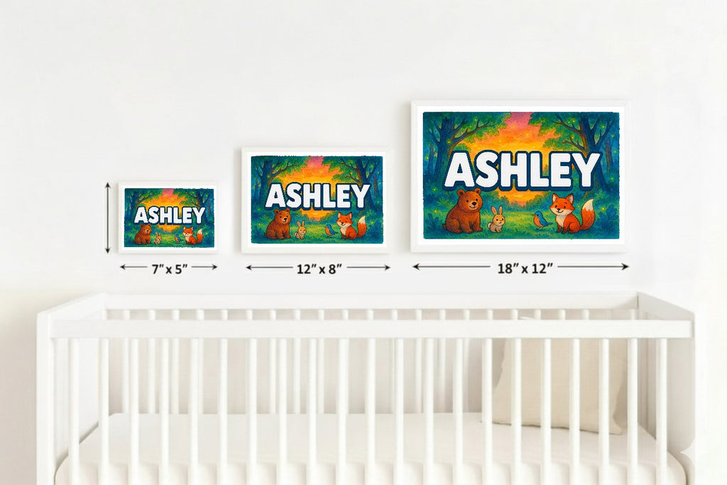 Personalized name art for Ashley