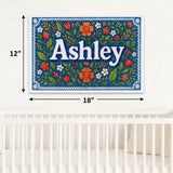 Calm personalized name art for Ashley