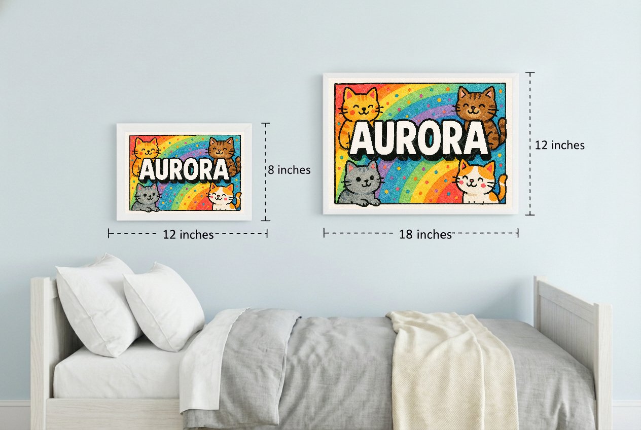 Personalized name art for Aurora