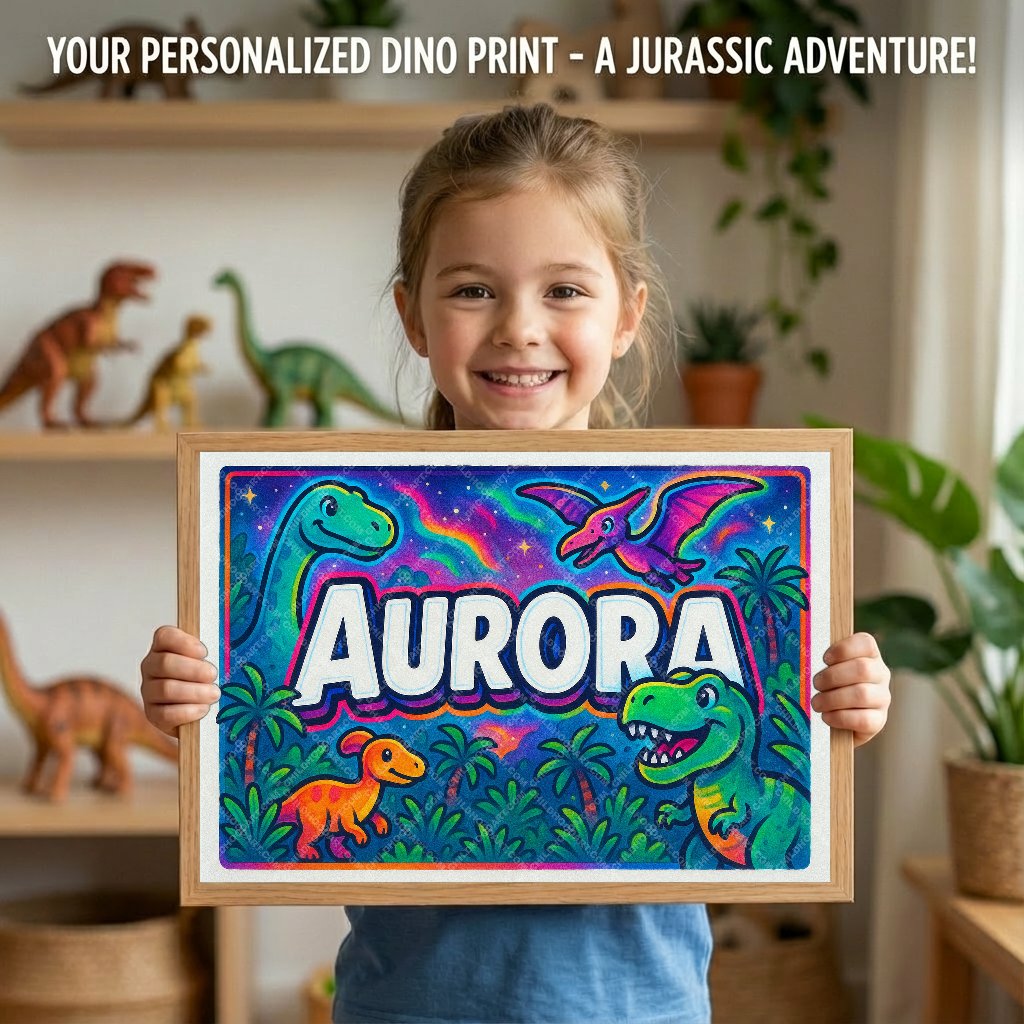 Personalized name art for Aurora