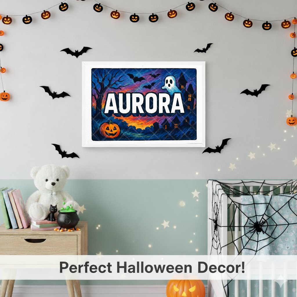 Personalized name art for Aurora