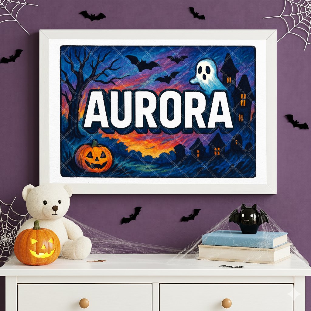 Personalized name art for Aurora