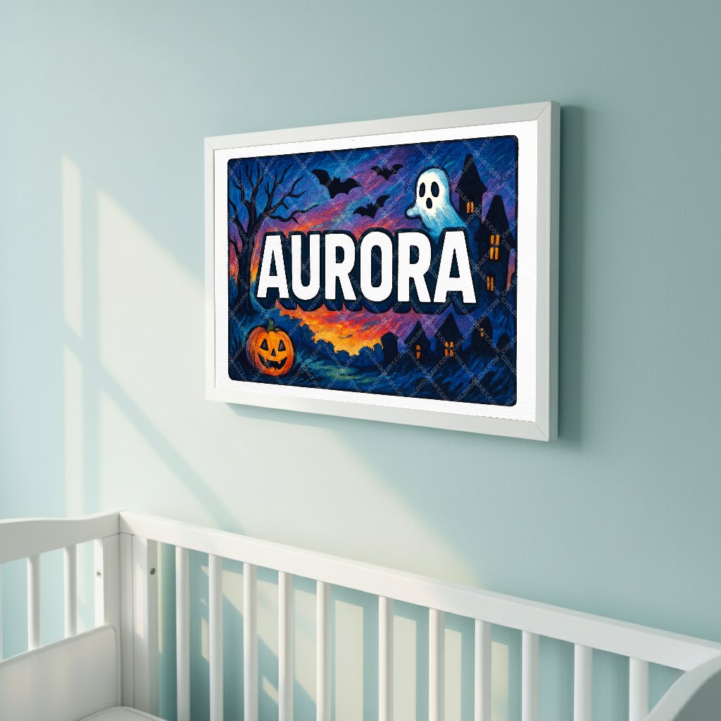 Personalized name art for Aurora