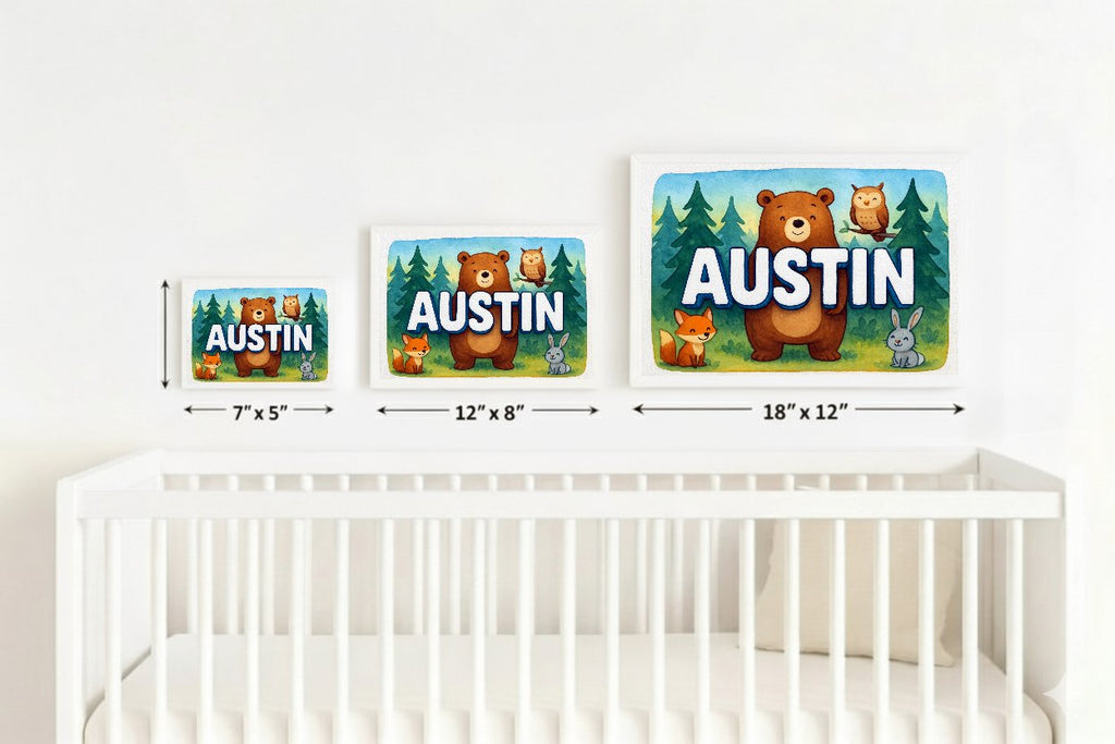 Personalized name art for Austin