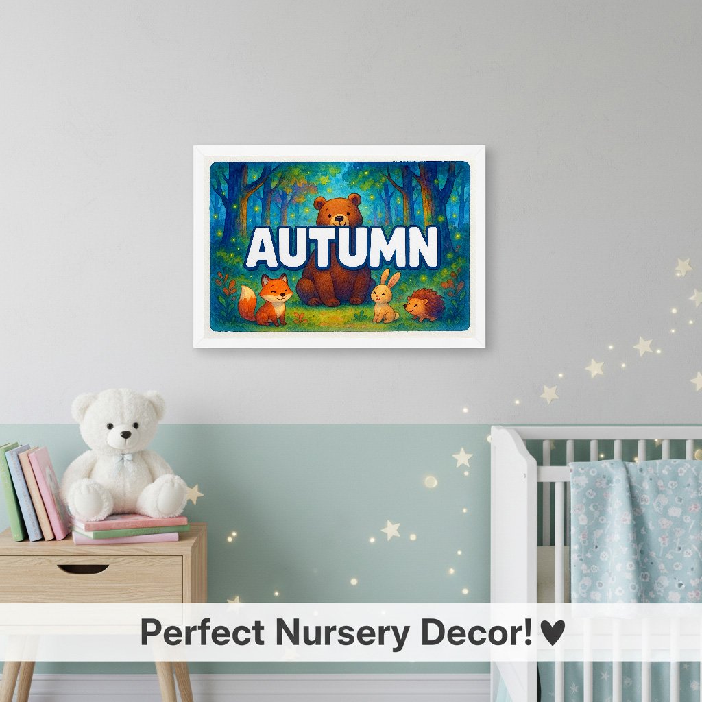 Personalized name art for Autumn