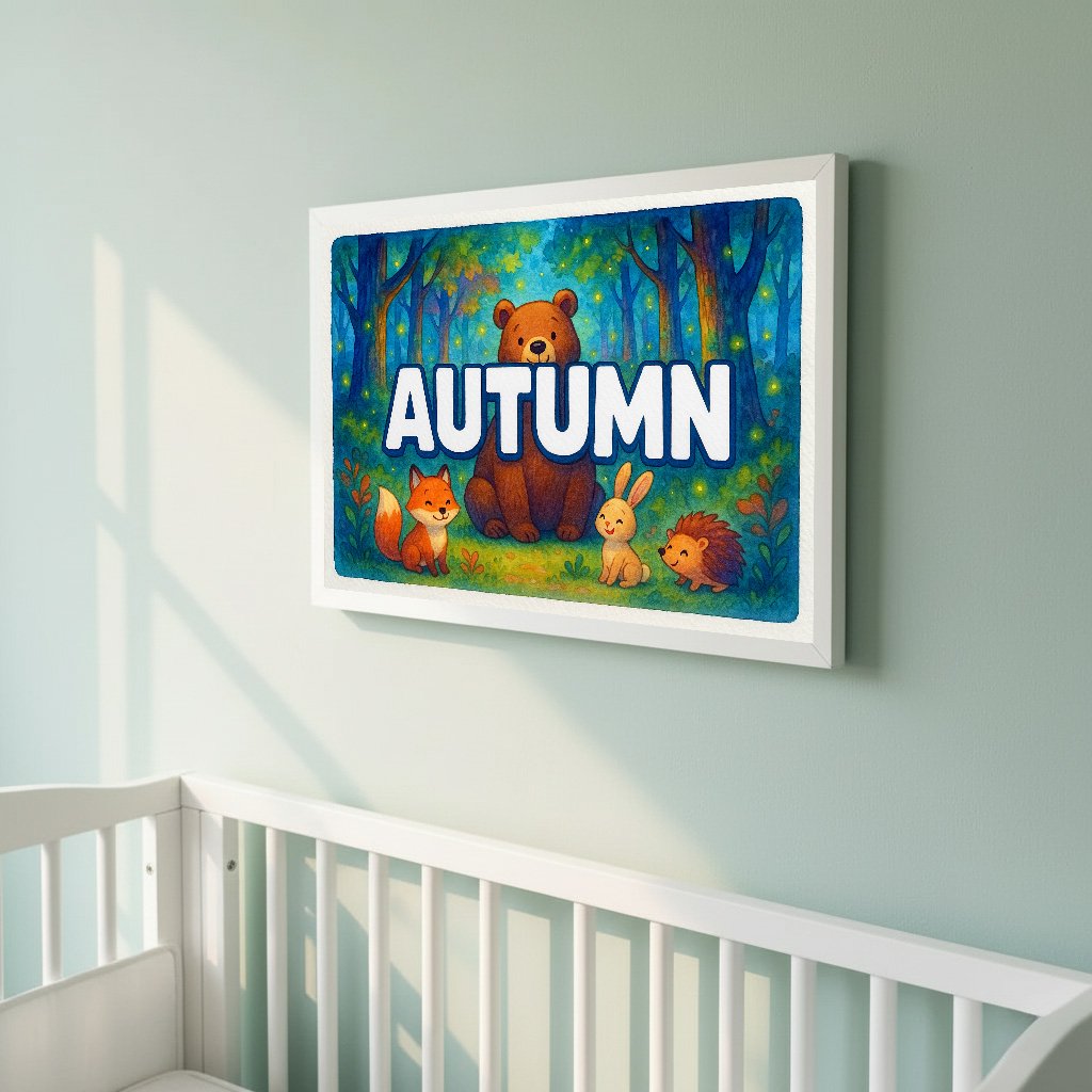 Personalized name art for Autumn