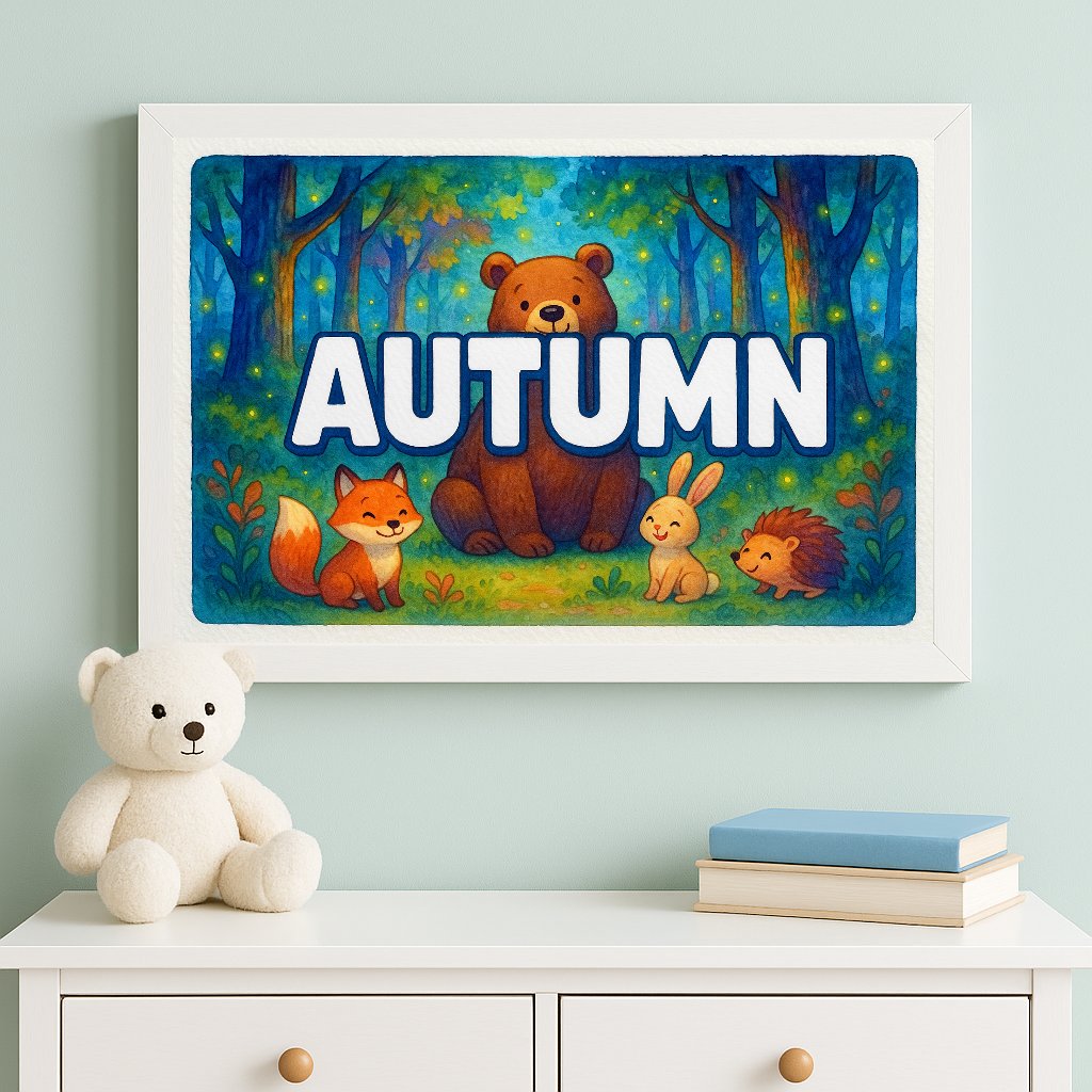 Personalized name art for Autumn