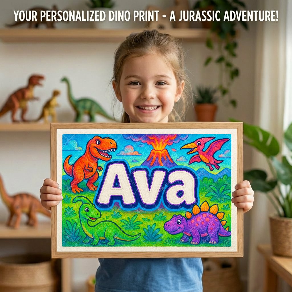 Personalized name art for Ava