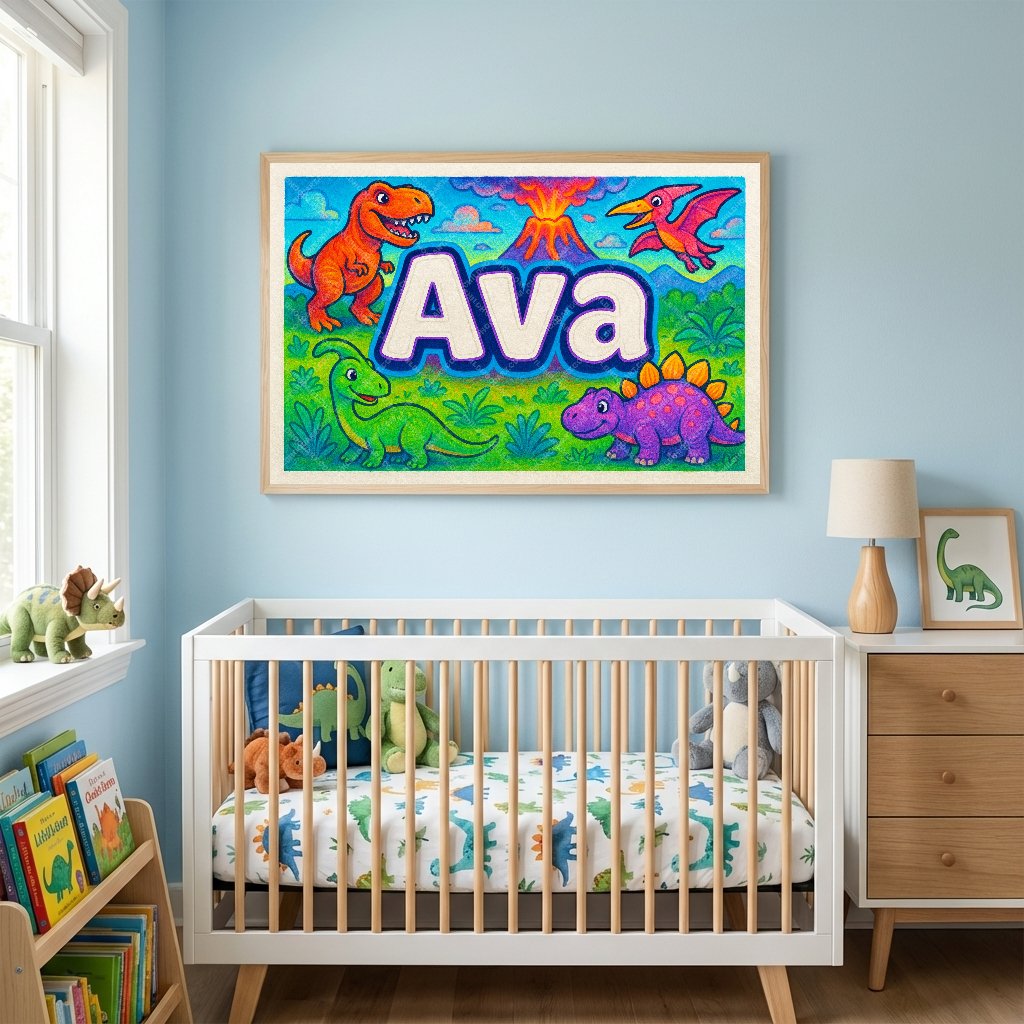 Personalized name art for Ava