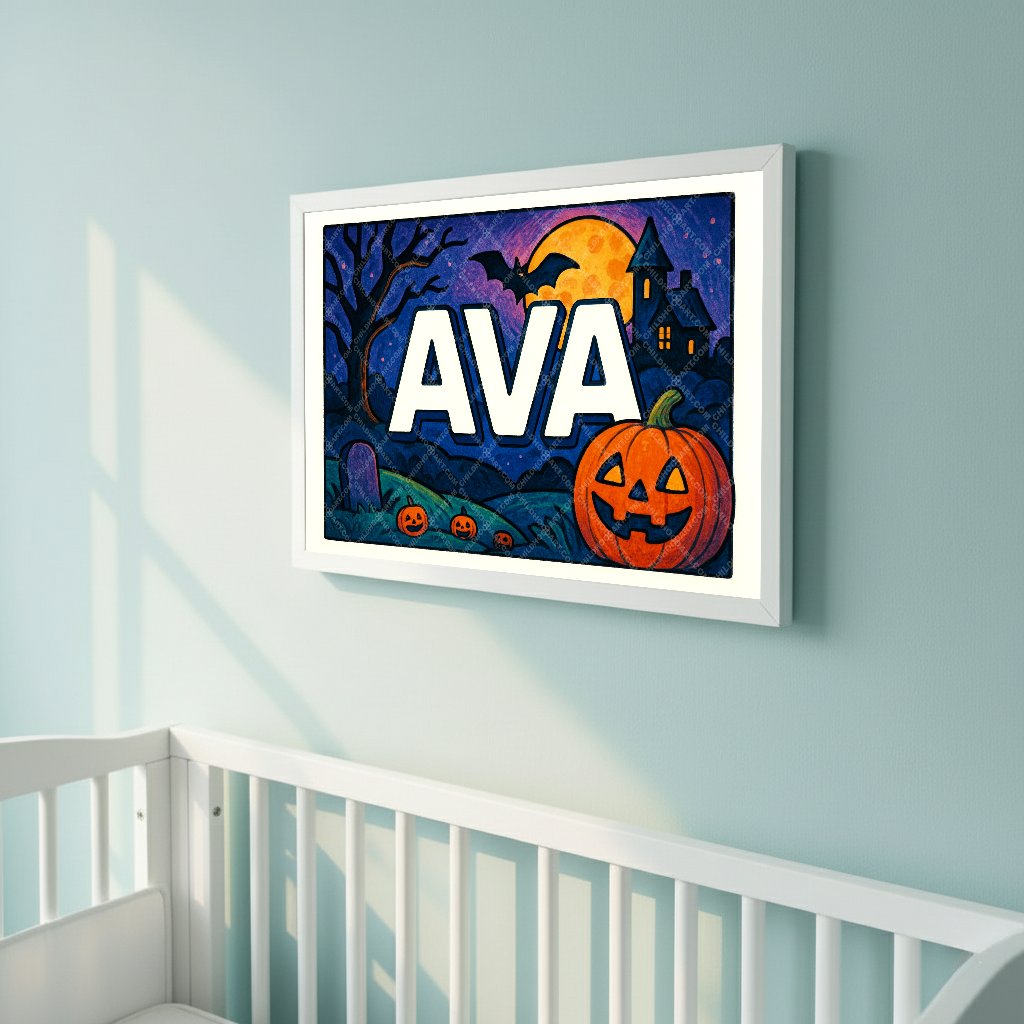 Personalized name art for Ava