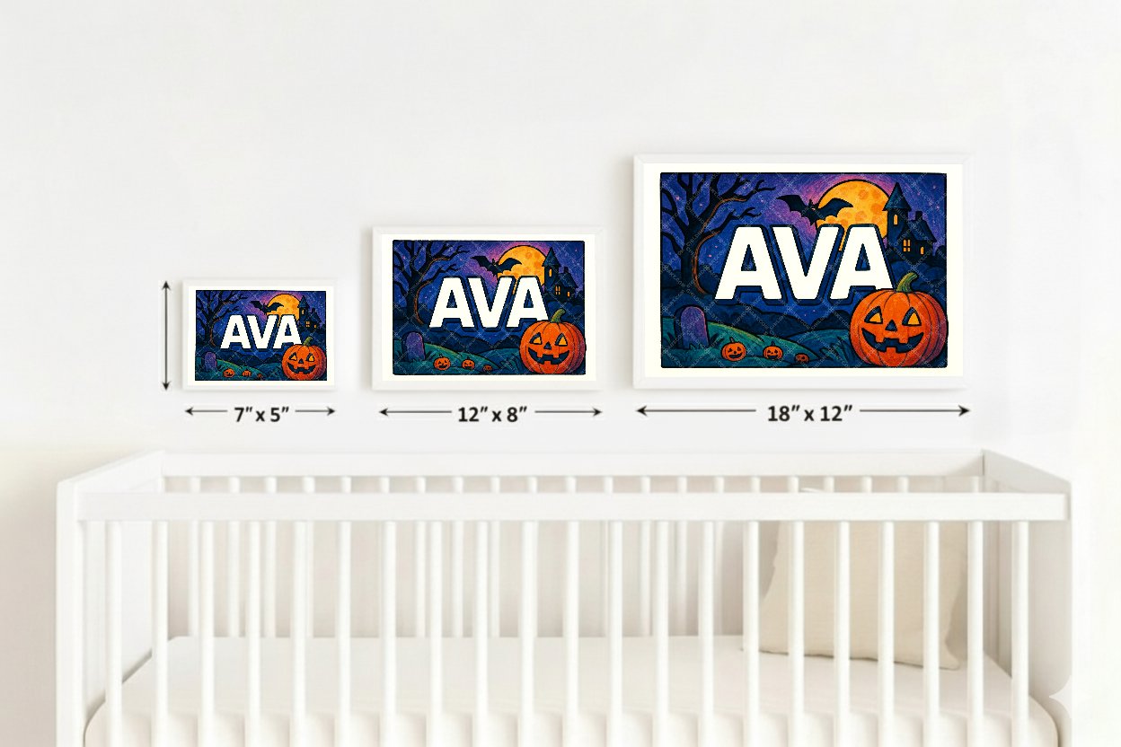Personalized name art for Ava