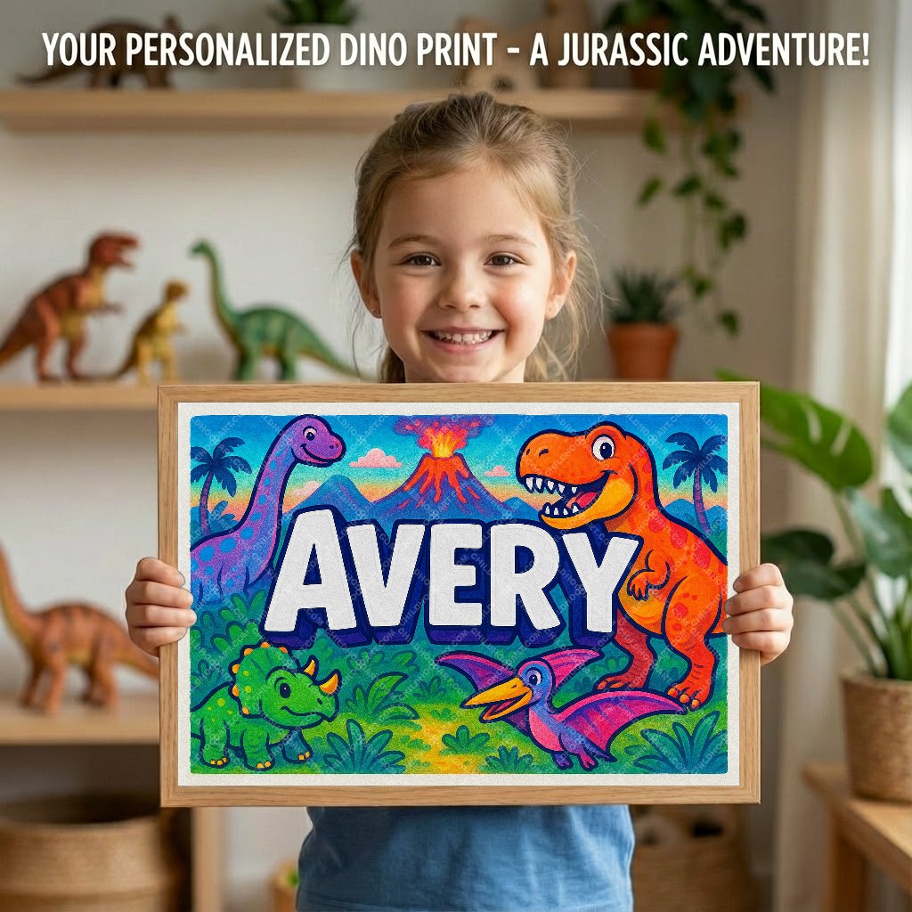 Personalized name art for Avery